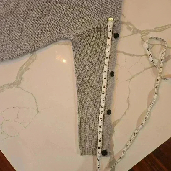 Kavu Lena Crewneck  Oversized Pullover Sweater Gray Womens Size Medium - Picture 6 of 9